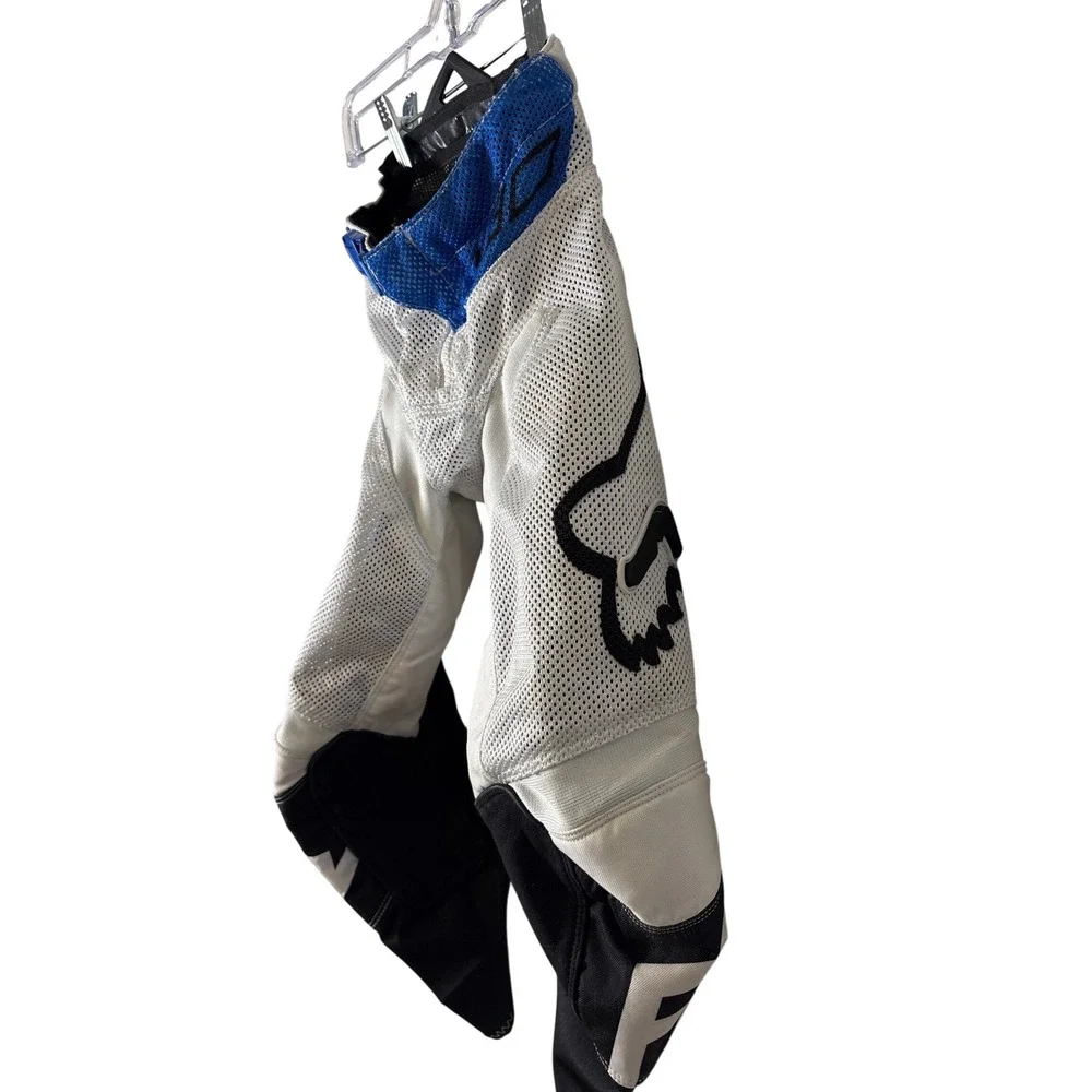 Fox Racing 180 Youth Motocross Pants White Black Blue Size 6-22 Dirt Bike Gear